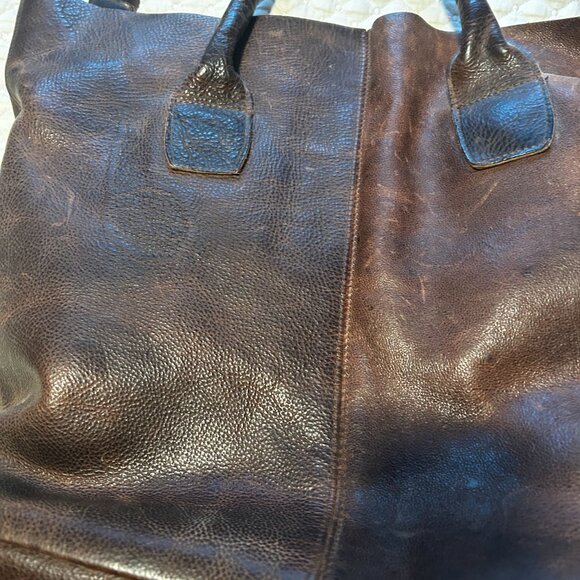 Leather Brown Hobo Bag - Picture 3 of 5